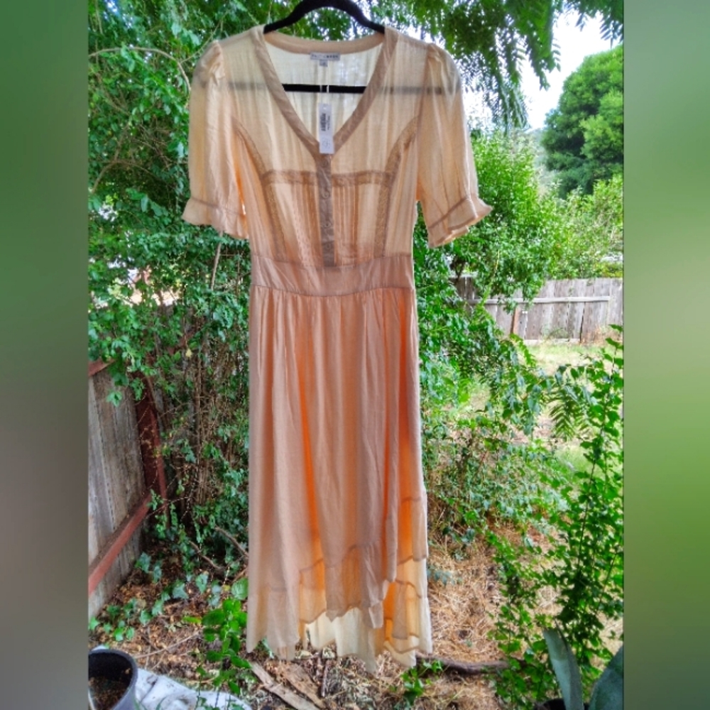NWOT Baltic Born Hannah Ivory Midi Dress